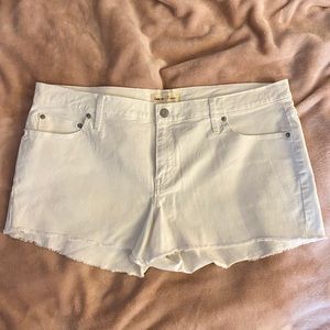 GAP White Jean Shorts